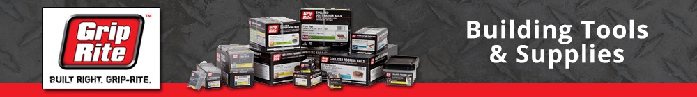 Grip Rite Building Tools & Supplies Grip Rite Building Tools & Supplies from AFT Fasteners
